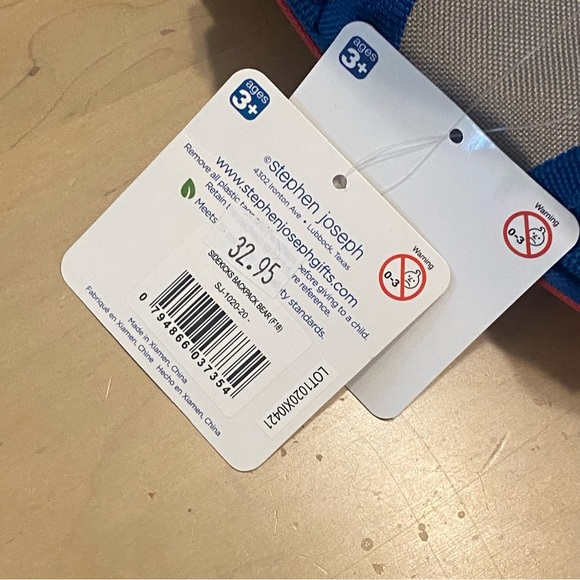 Stephen Joseph Kids Bear Backpack - Picture 8 of 8